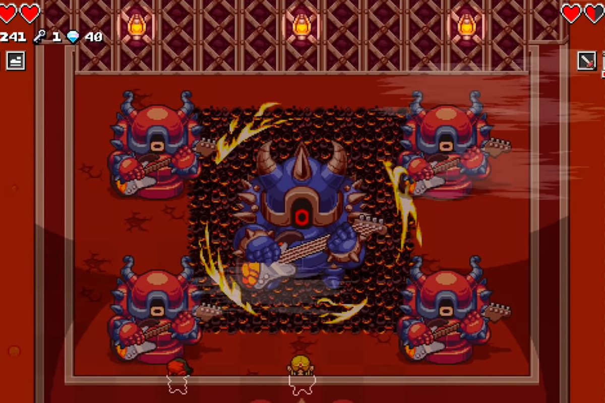 Disfruta este extenso gameplay rítmico de Cadence of Hyrule
