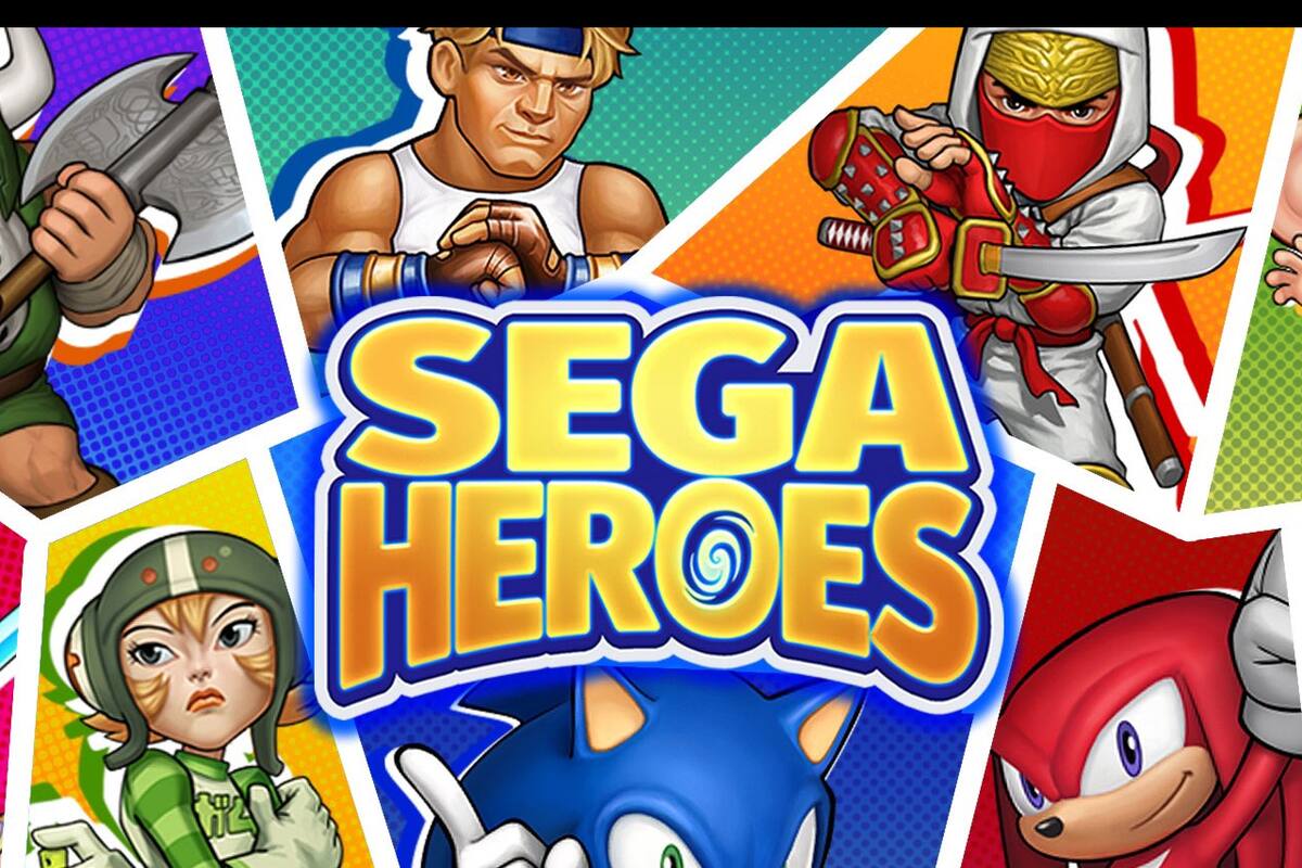 Algunos de los mejores personajes de SEGA se unen en SEGA Heroes