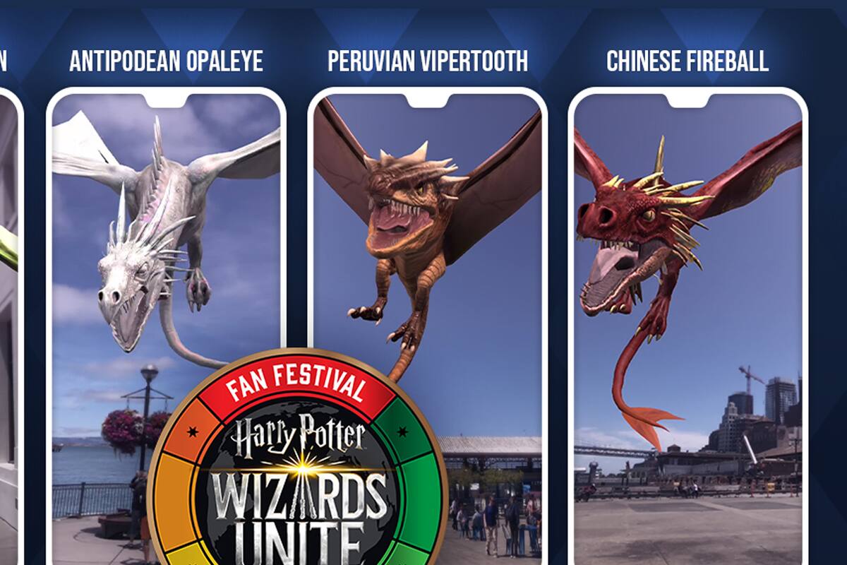 Los dragones llegarán pronto a Harry Potter: Wizards Unite