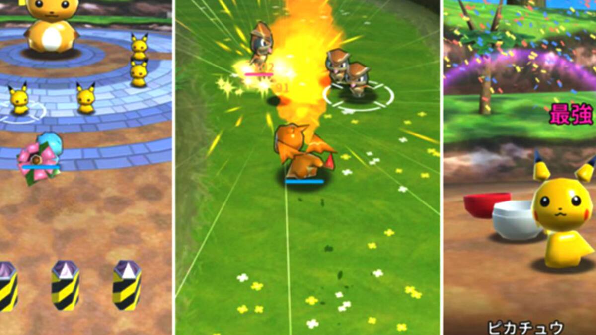 El juego para smartphones es muy parecido a Pokémon Rumble