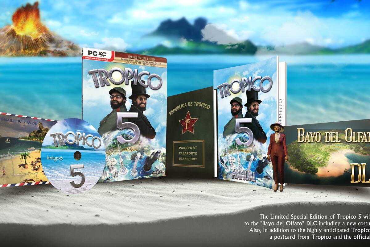 Revelan edición especial limitada de Tropico 5