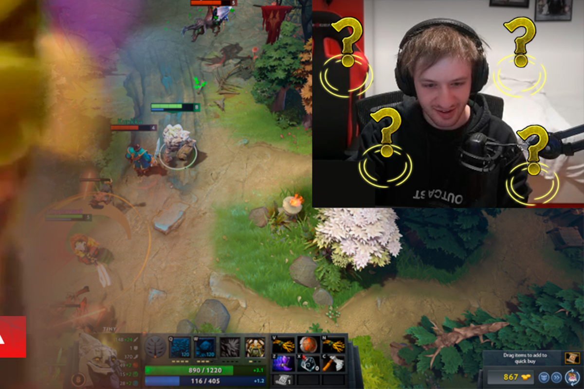 Jugador profesional de League of Legends intenta aprender a jugar Dota 2 y recibe gritos por no entender como funcionan los objetos