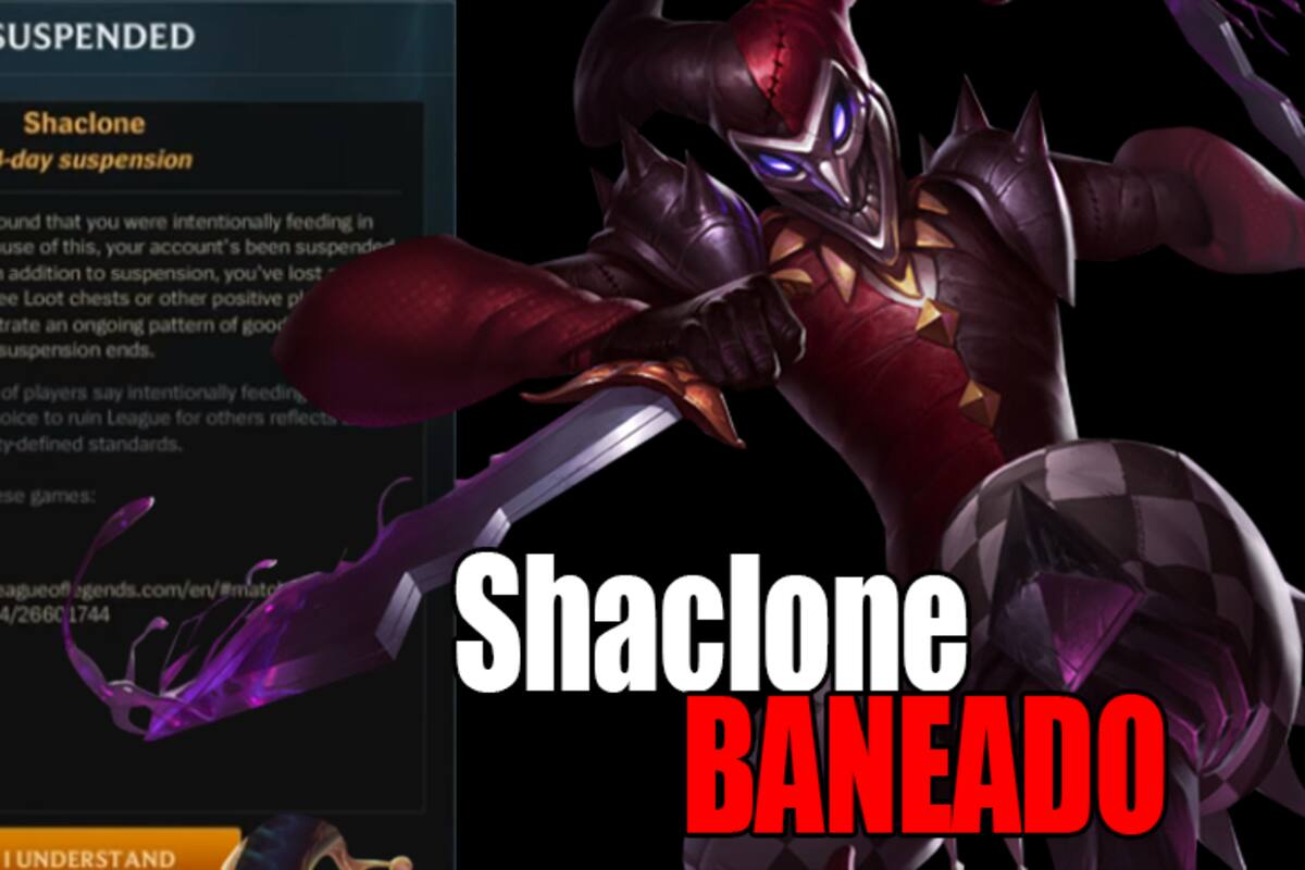 League of Legends: Shaclone es baneado tras fedear intencionalmente en stream