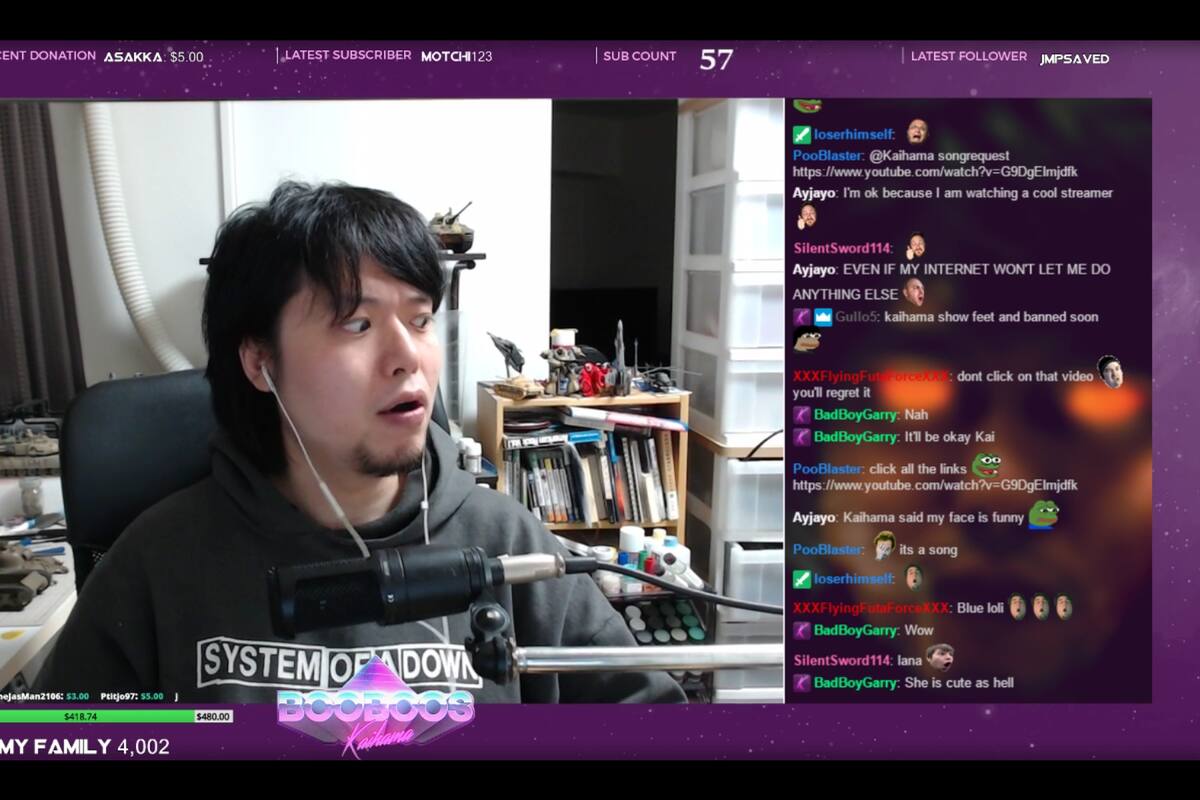 Streamer Japonés sufre Terremoto en Vivo