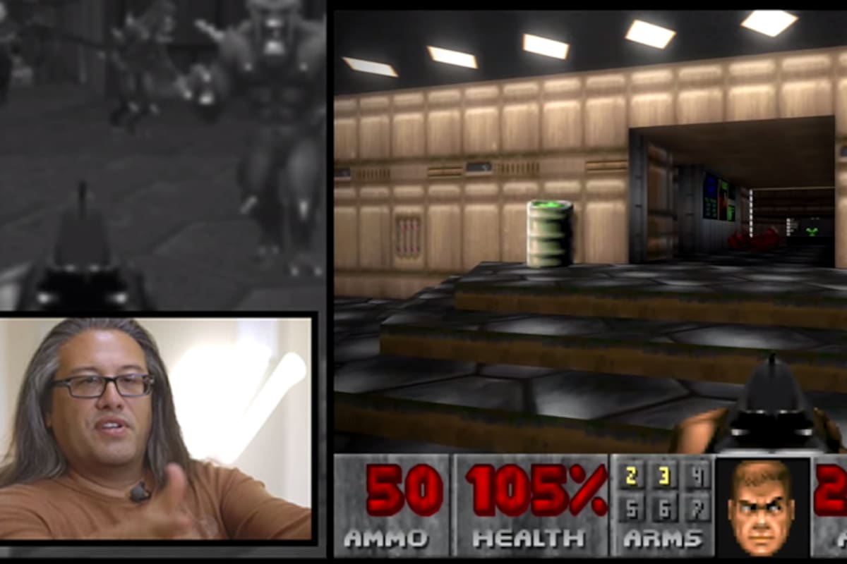 John Romero juega DOOM y revela sus secretos