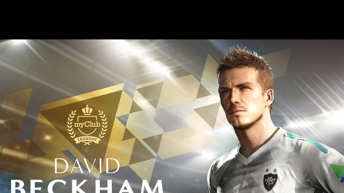 El legendario futbolista inglés firmó un acuerdo de exclusividad con Konami