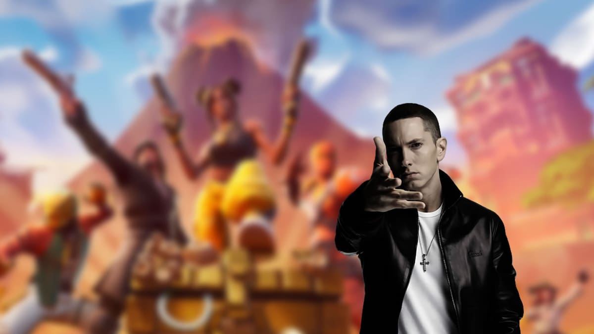 El legendario rapero tomó por asalto una parte del Battle Royale