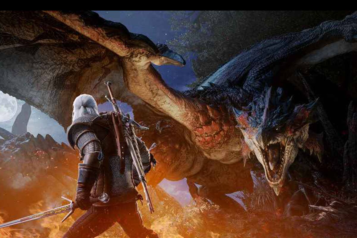 Geralt de The Witcher llegará hoy a Monster Hunter World