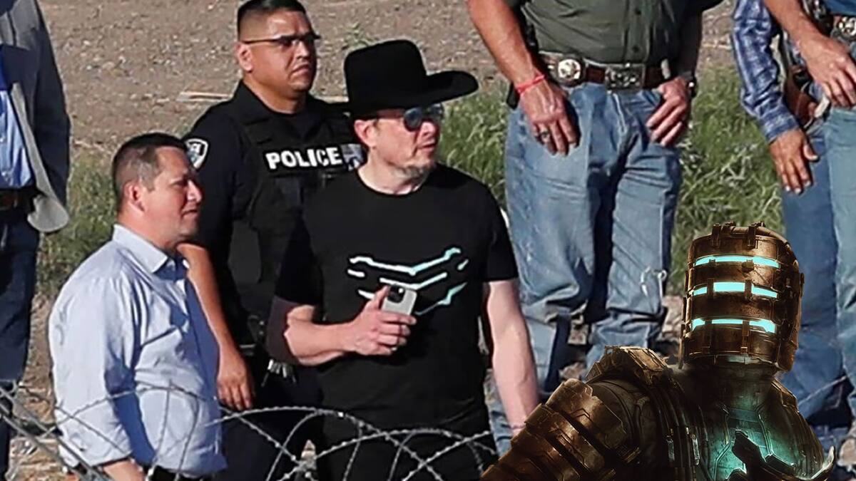 El magnate apeló al estereotipo tejano para tratar el tema en la frontera con México