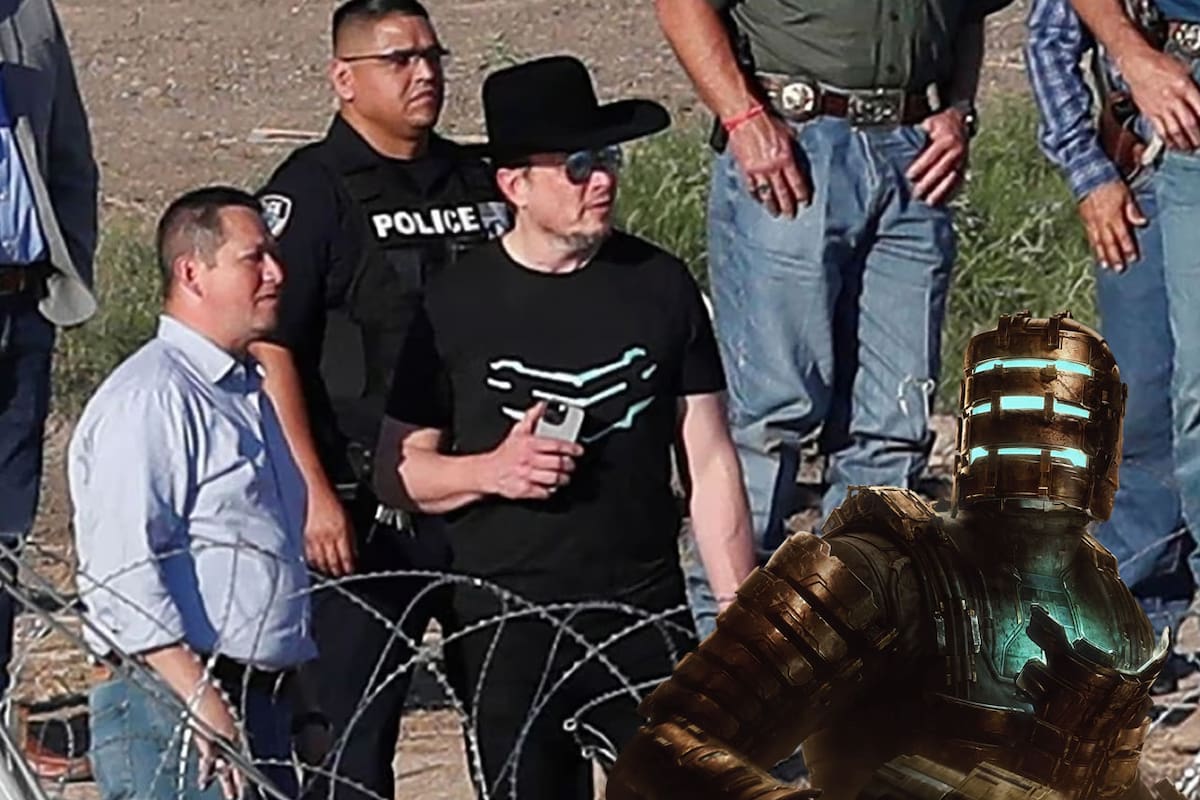 Elon Musk cambió stream de Diablo IV por polémica migratoria... y presumió su playera de Dead Space