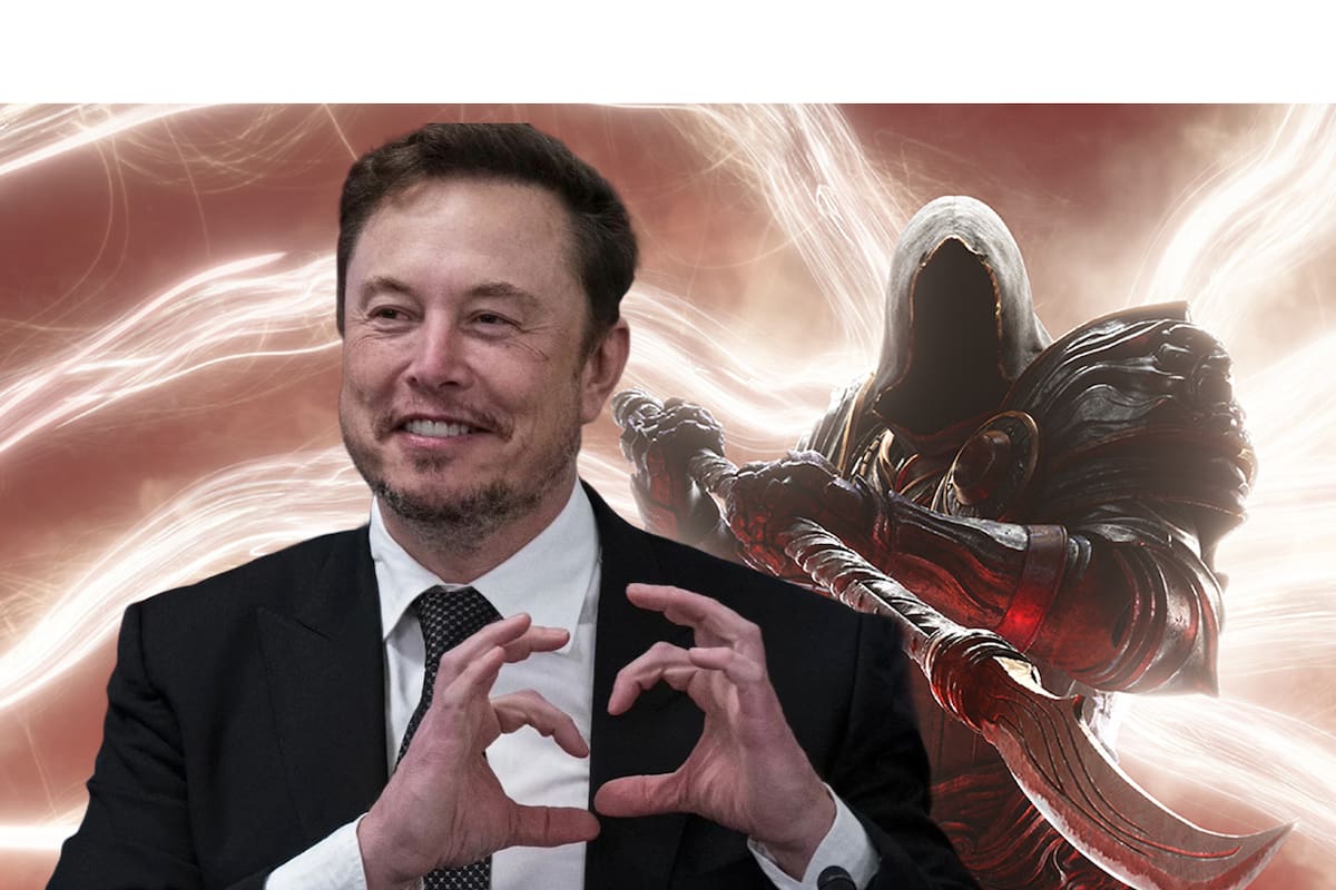 Lo prometido es deuda: Elon Musk juega Diablo IV en una transmisión en vivo