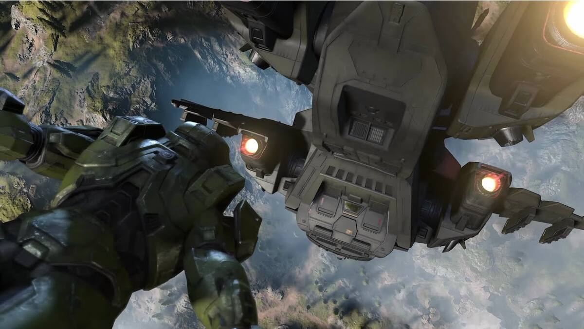 El Master Chief y un Pelican tuvieron una aparición sorpresa en la cancha