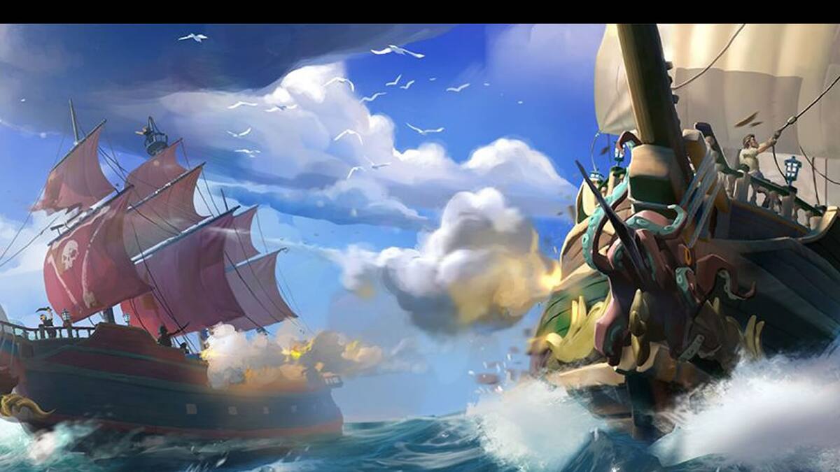 El material nos cuenta la breve y graciosa historia de algunos piratas
