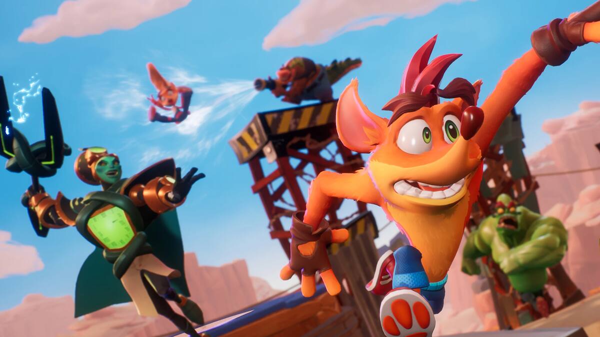 El MOBA 4vs4 de Crash Bandicoot será un juego como servicio