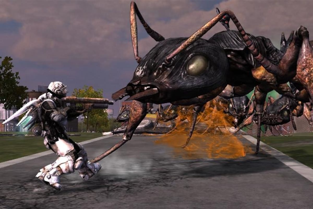 Earth Defense Force: Insect Armageddon: Enormes insectos atacando