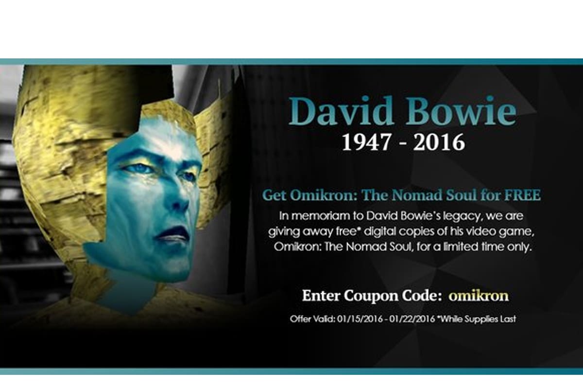 Square Enix regala Omikron: The Nomad Soul en honor a Bowie