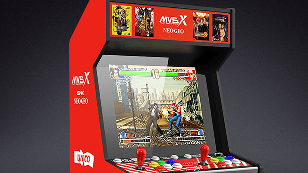 El MVSX tiene el tamaño y diseño ideal para 2 jugadores e incluye 50 juegos legendarios