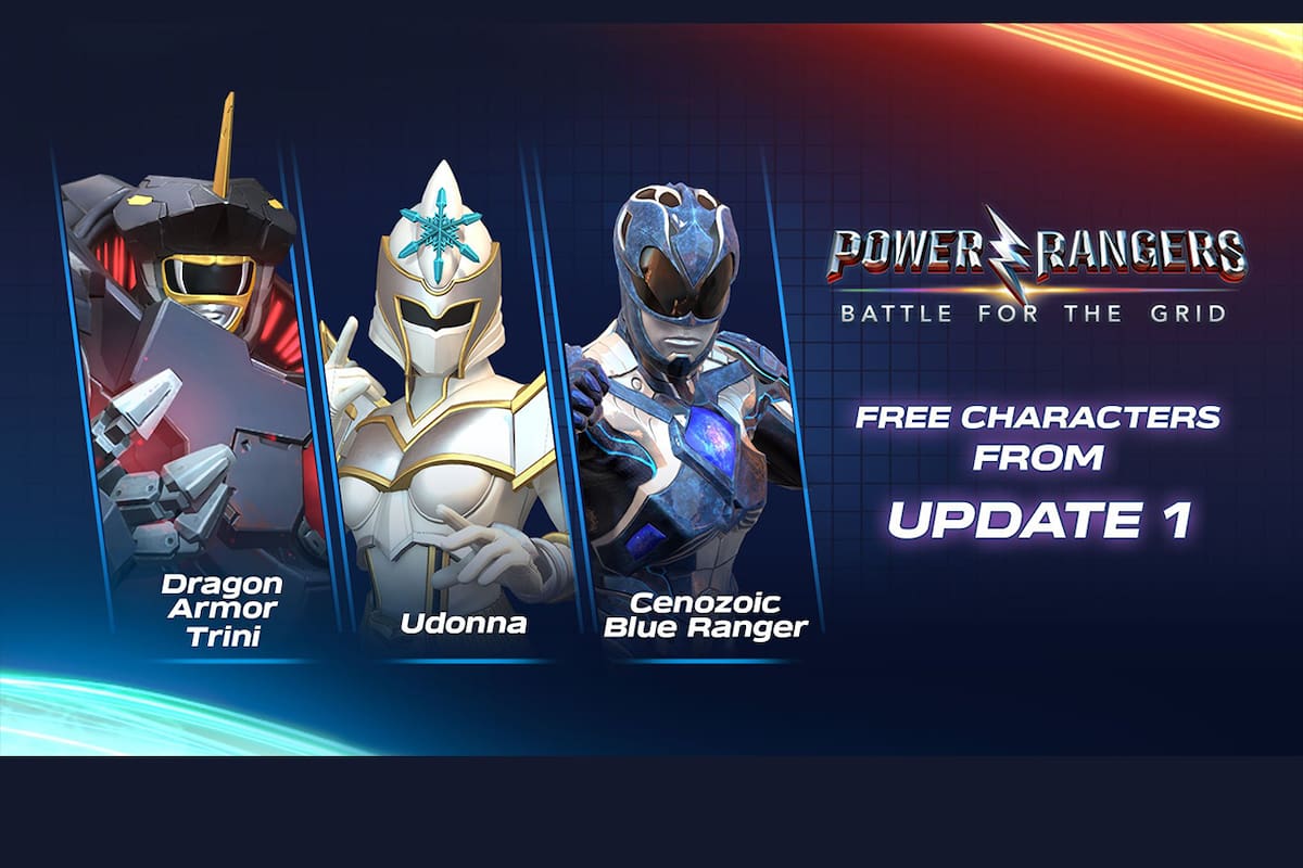Power Rangers: Battle for the Grid añadirá 3 Rangers gratuitos