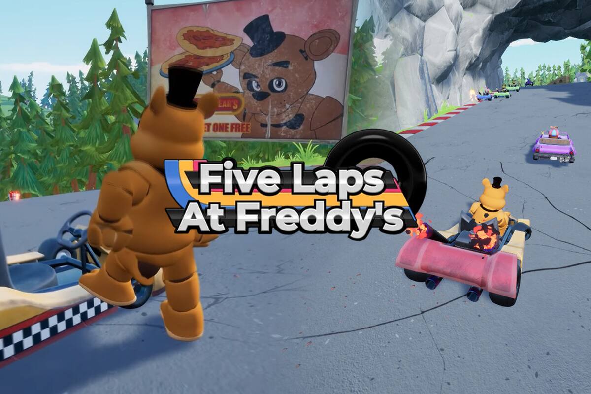 Así es Five Laps at Freddy’s, el nuevo Mario Kart de FNAF; fecha, personajes confirmados y más detalles