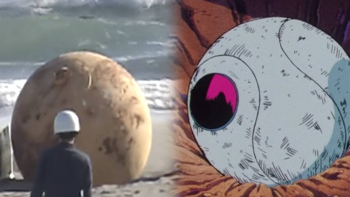 El objeto no identificado recordó al popular anime de Toei Animation
