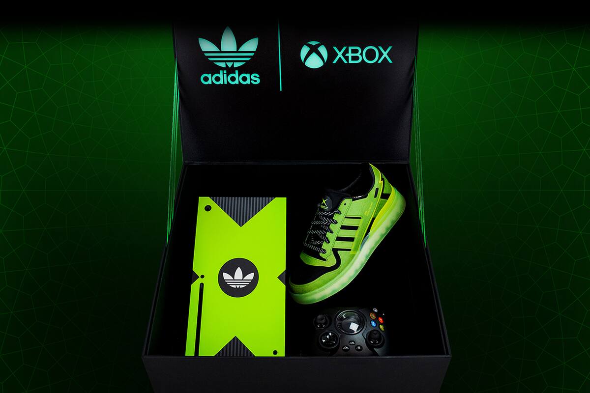 Están rifando un Xbox Series X edición especial de adidas con unos tenis; así puedes ganarlo