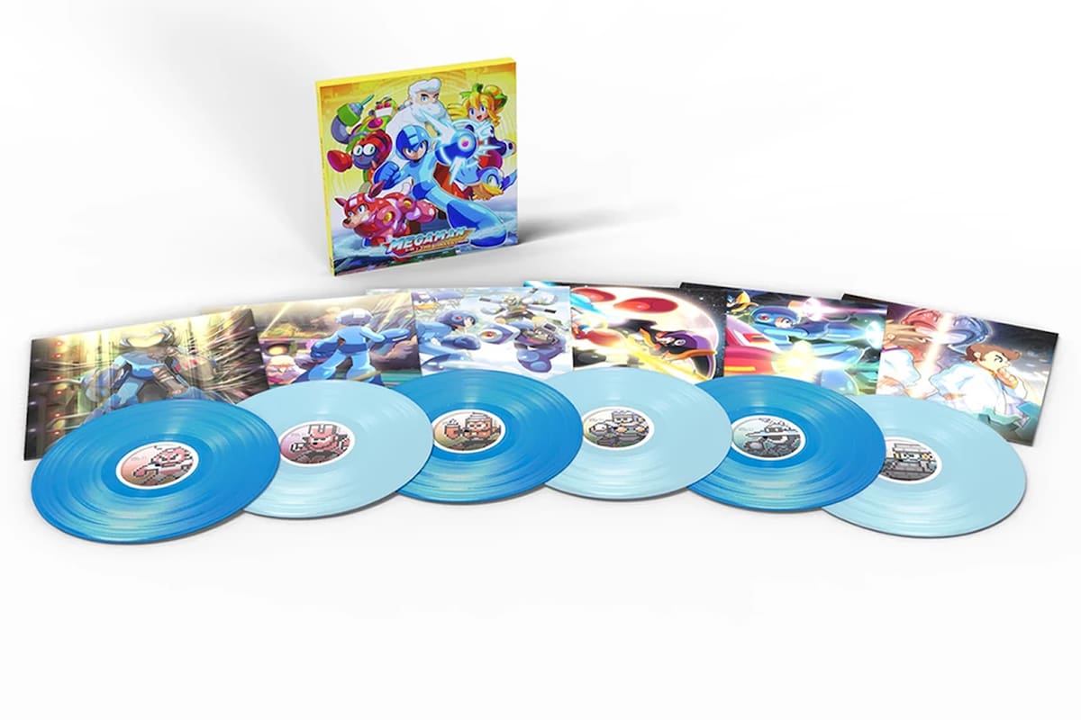 Te encantará esta colección de vinilos con la música de Mega Man