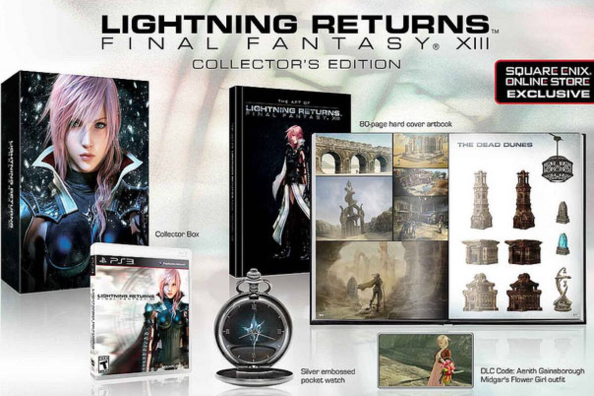 Revelan edición de colección de Lightning Returns