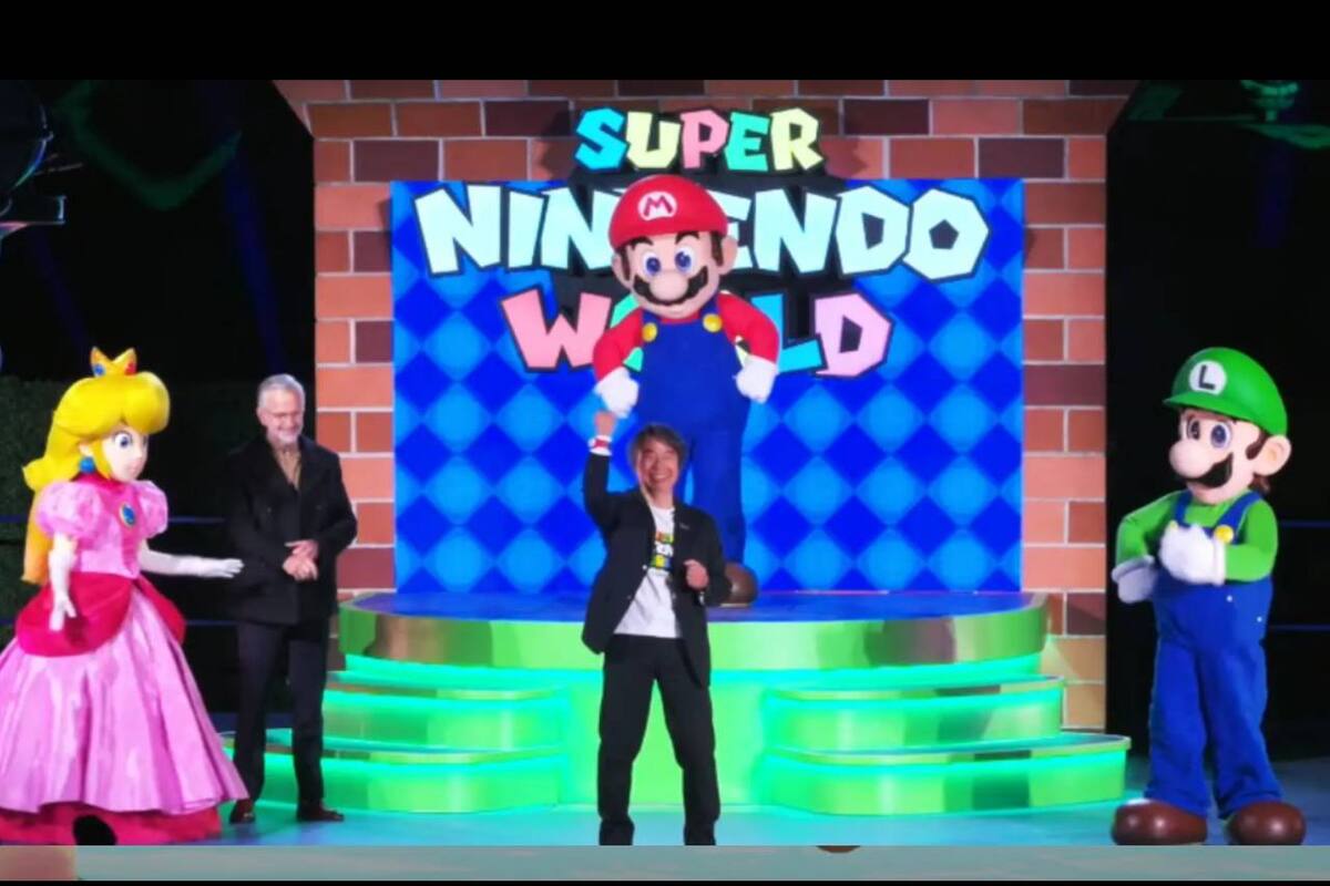 Shigeru Miyamoto aparece en la inauguración de Super Nintendo World