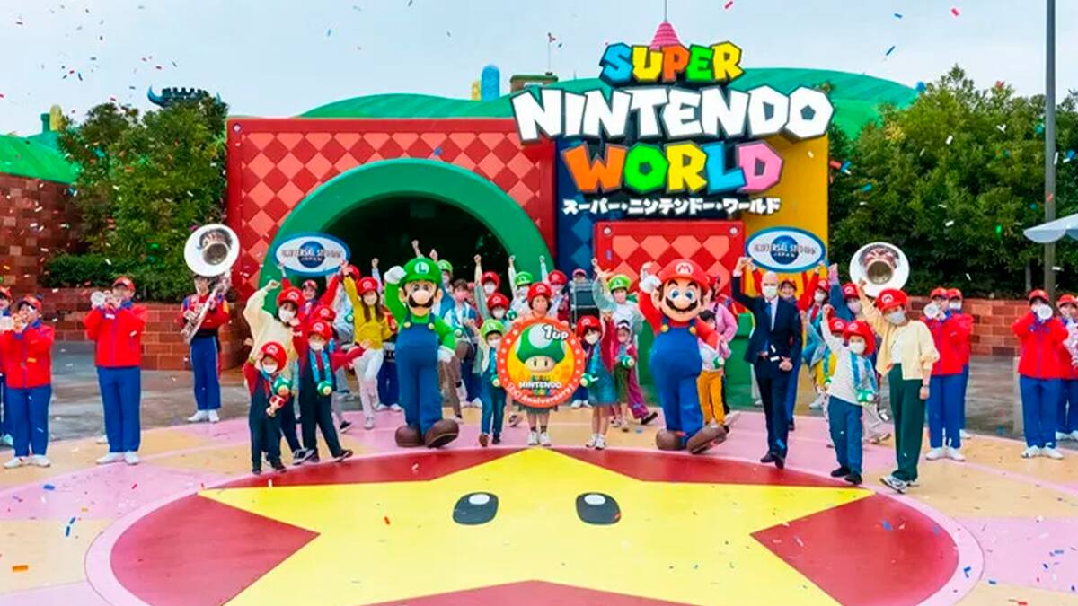 El parque temático en Japón estuvo de fiesta durante el fin de semana