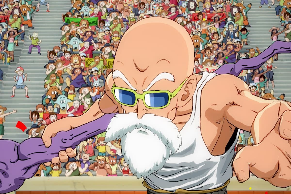 El Maestro Roshi se muestra en nuevas capturas de Dragon Ball FighterZ