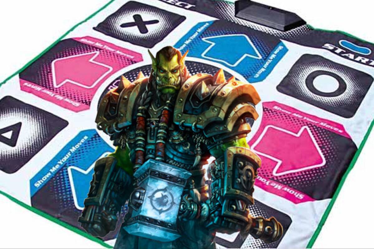 Jugador llegó al nivel 100 de World of Warcraft utilizando una alfombra de DDR