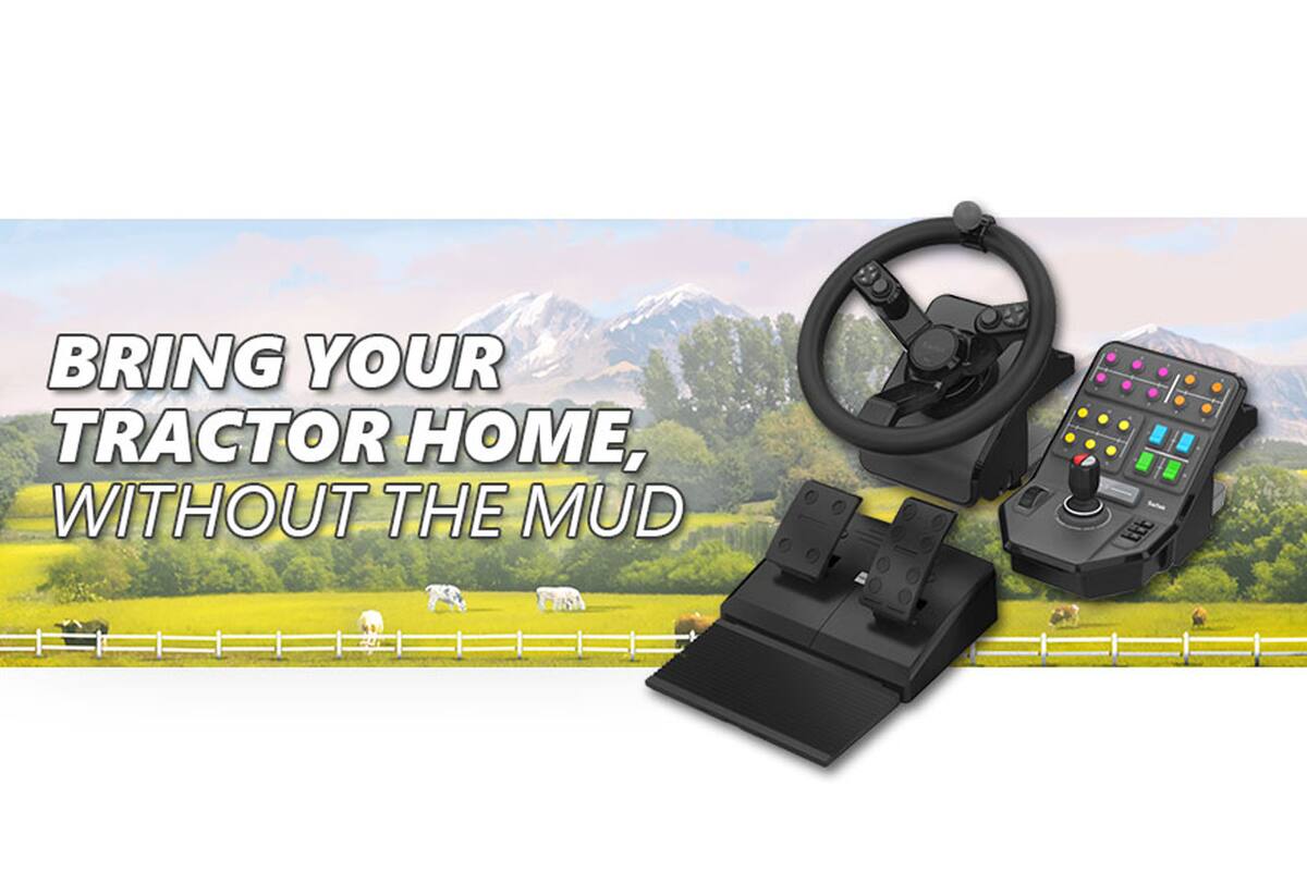 Conoce el control para Farming Simulator que cuesta $300 USD