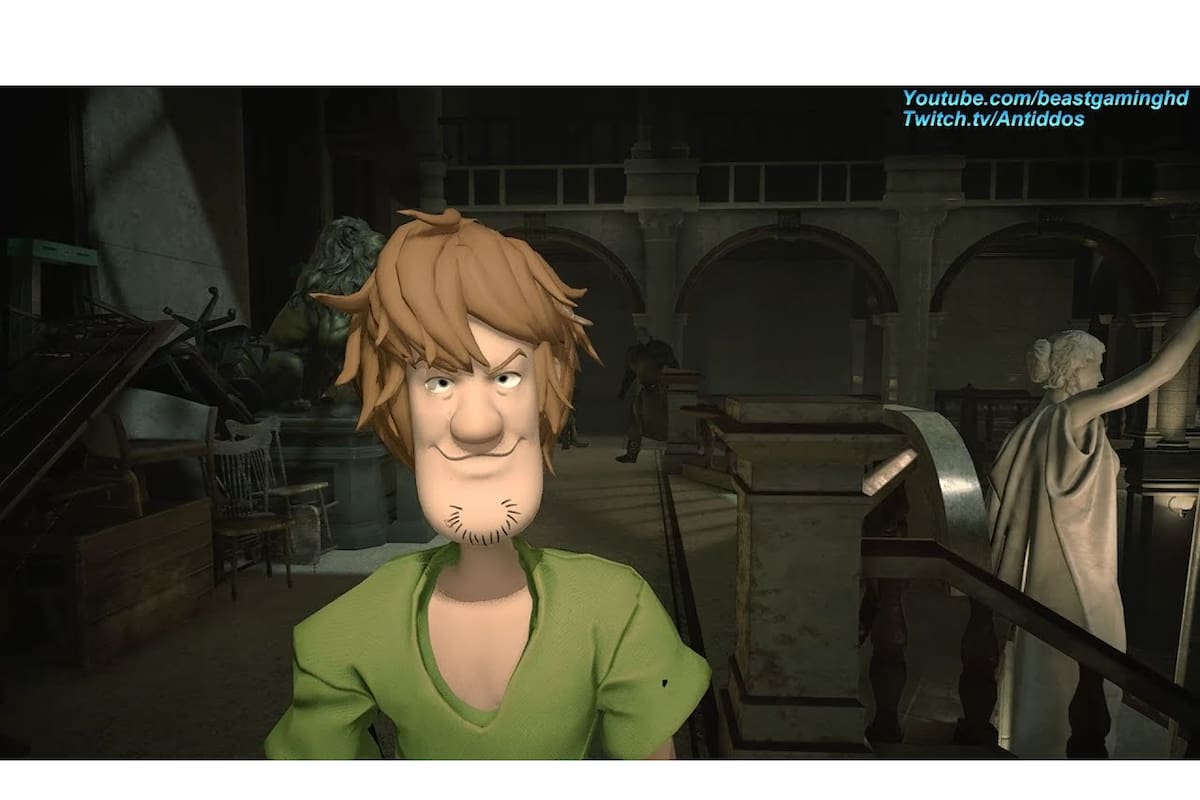 Extraño mod enfrenta a Shaggy contra Mr. X en Resident Evil 2