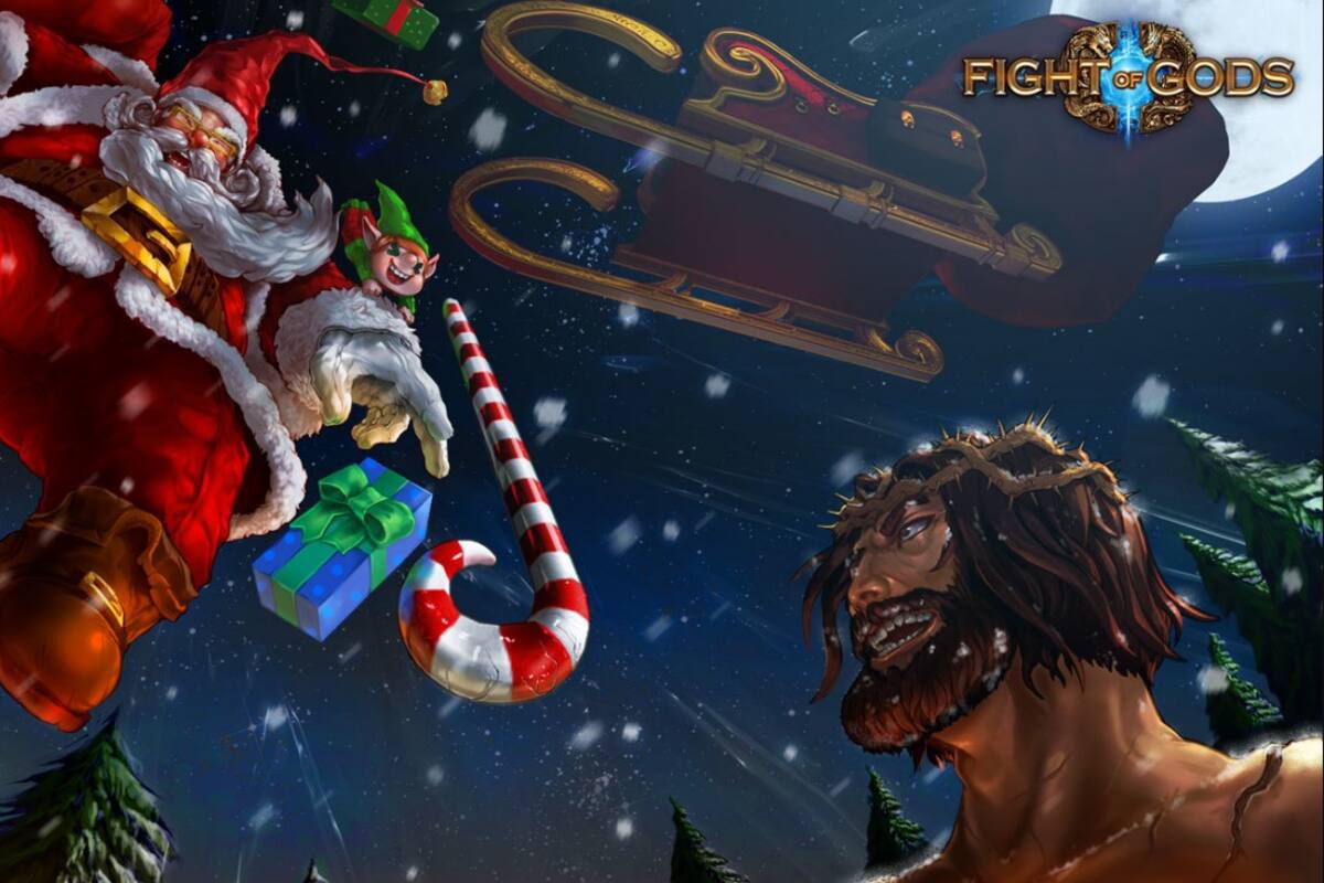 El Viejo Pascuero pelea contra Jesús en nuevo DLC de Fight of Gods
