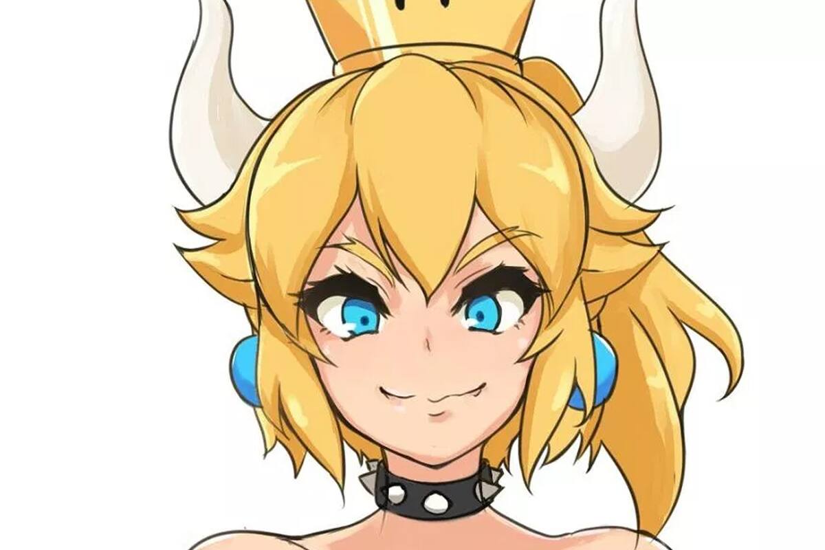 Bowsette es una sensación en populares sitios para adultos