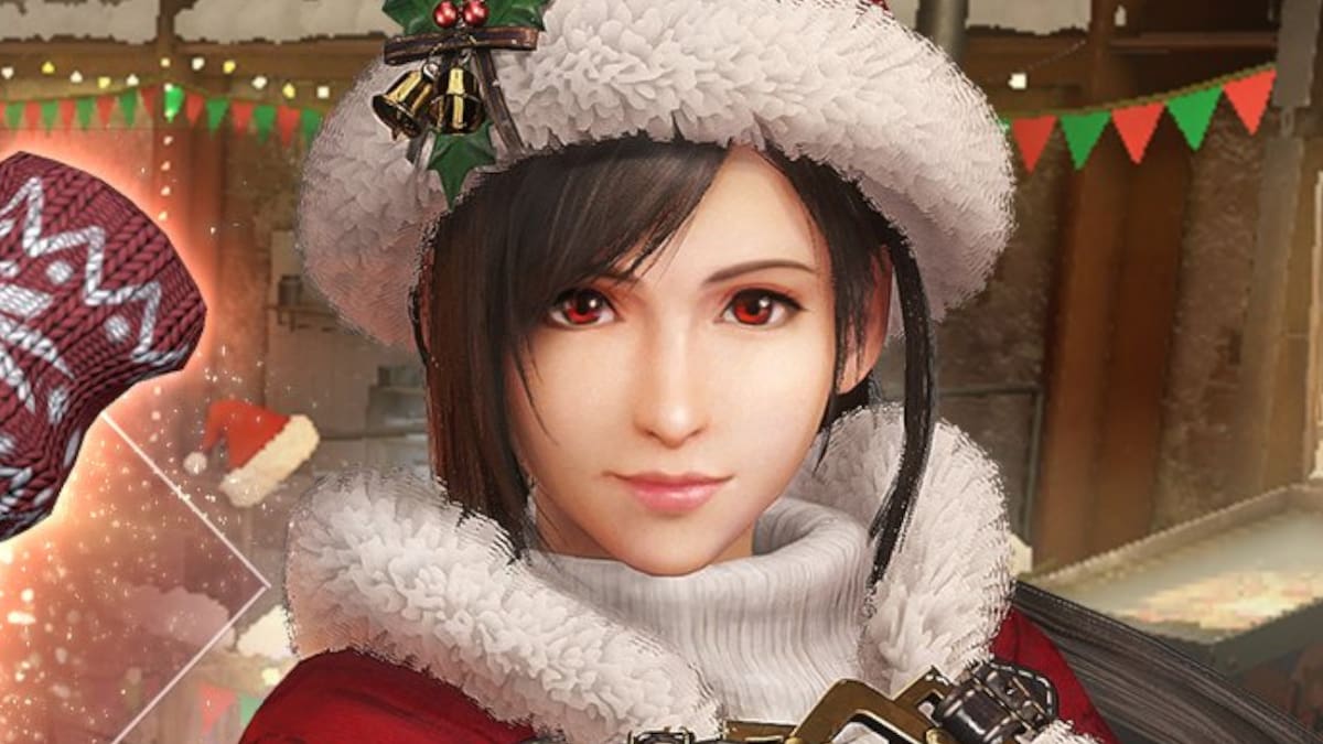 El port para Steam llega justo a tiempo para celebrar Navidad con Tifa vestida de Santa Claus