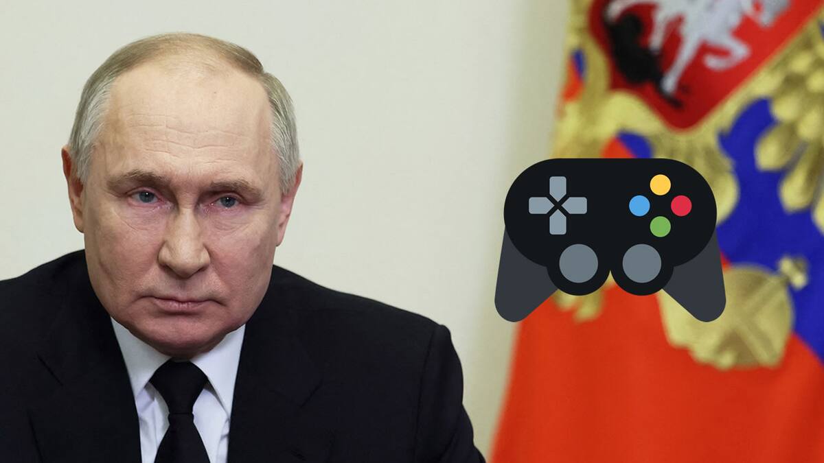 El presidente ruso está interesado en el potencial de los videojuegos, pero desde el control de su nación