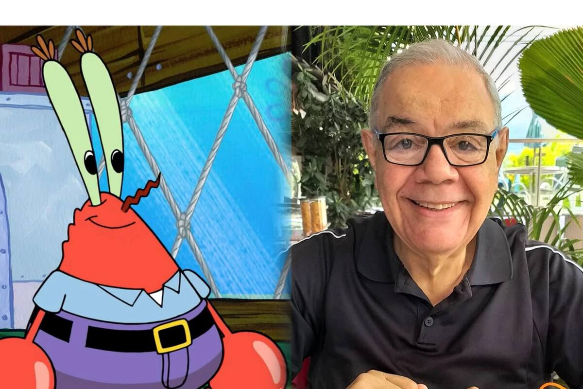 Fallece Luis Pérez Pons, voz latina de Don Cangrejo en Bob Esponja, a los 72 años