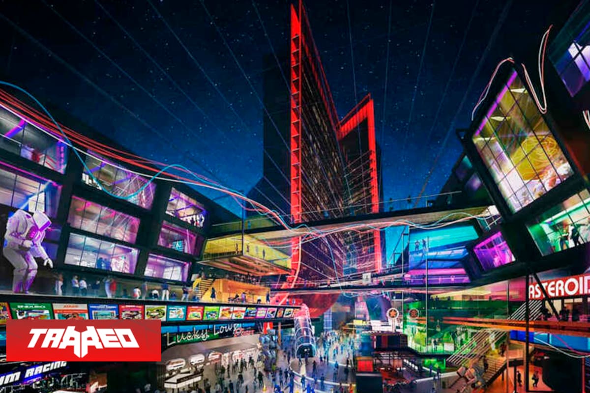 Los diseños para los hoteles de Atari lucen muy Cyberpunk