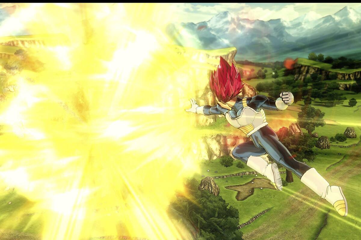 Ve las primeras imágenes de Vegeta SSG en Dragon Ball Xenoverse 2