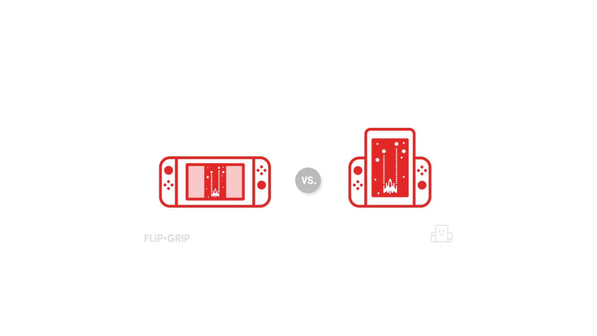 El producto de Fangamer te permite jugar con la pantalla en formato vertical de manera cómoda