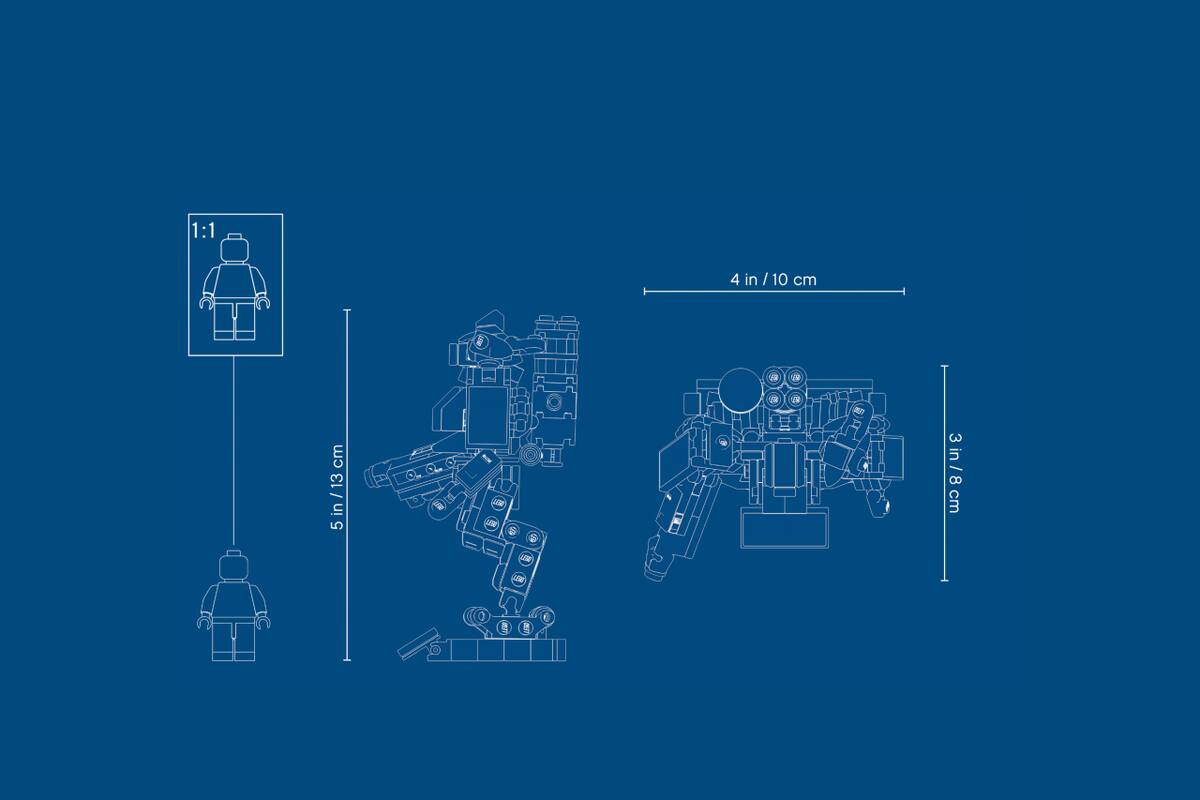 Checa el increíble set de LEGO de Bastion, el héroe de Overwatch