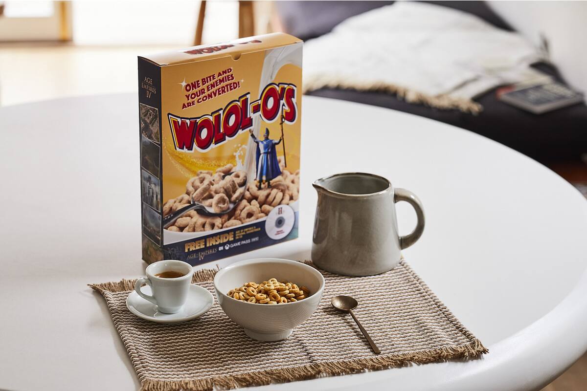 ¡Wololo! Age of Empires tiene un cereal que tal vez nunca puedas probar