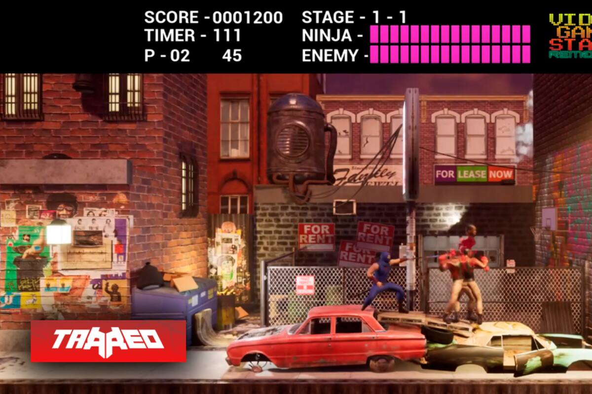 JUEGA GRATIS la remasterización del Ninja Gaiden creada por los chilenos de Videogame Stage Remaker