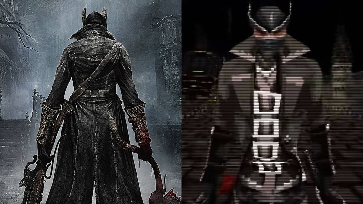 El proyecto presenta la obra de FromSoftware tal como si hubiera salido en el primer PlayStation