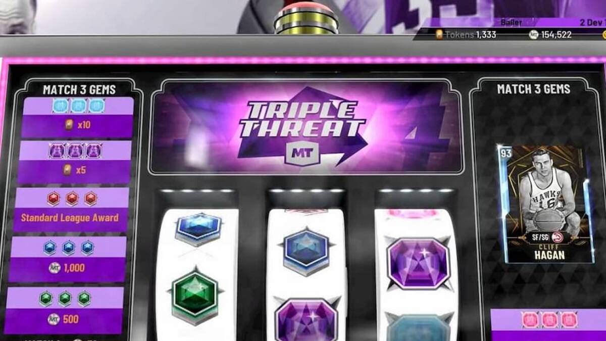 El reciente trailer de la entrega mostró máquinas de casino para el modo MyTeam