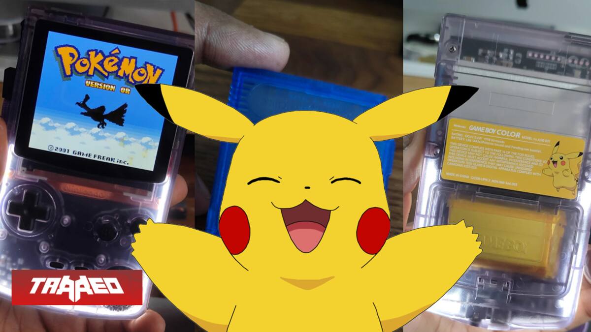 Jugador al ver a su hija fascinada con el Pokémon clásico, decide crearle un Game Boy Color personalizado a su gusto