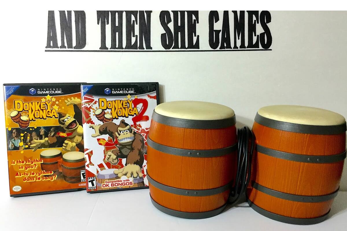 Nueva patente involucra a Switch y bongós de Donkey Konga