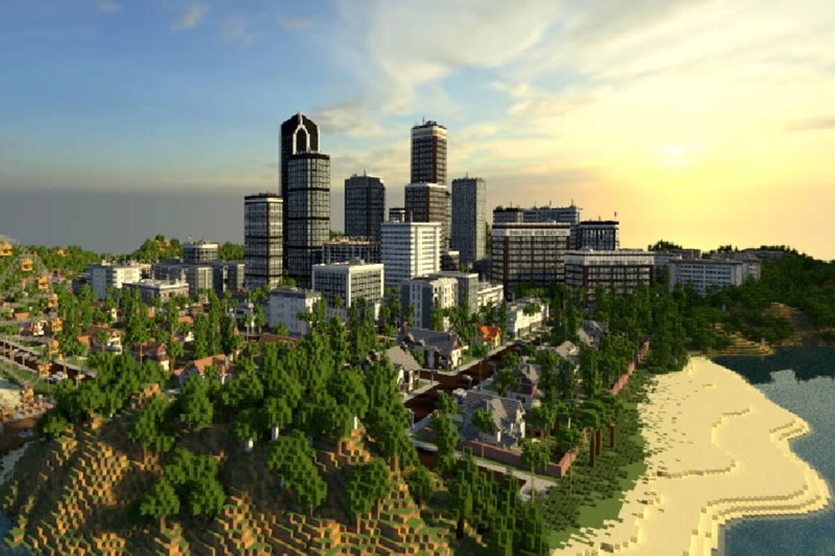 Recrean Los Ángeles en Minecraft