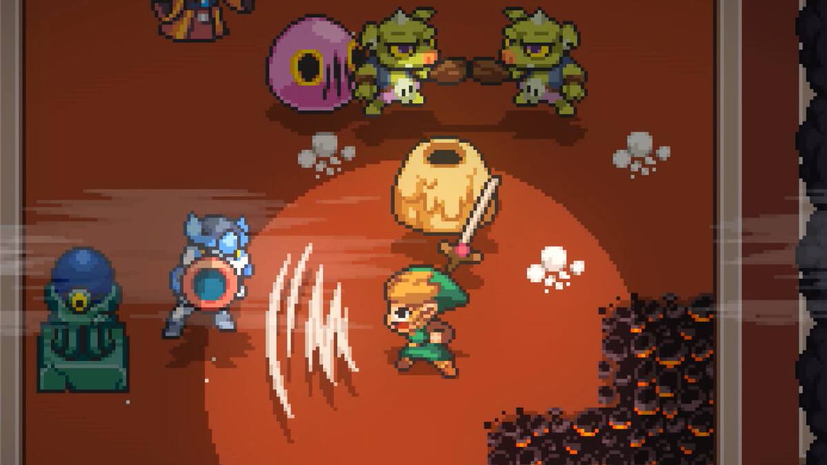 El roguelike de ritmo presenta a personajes de The Legend of Zelda